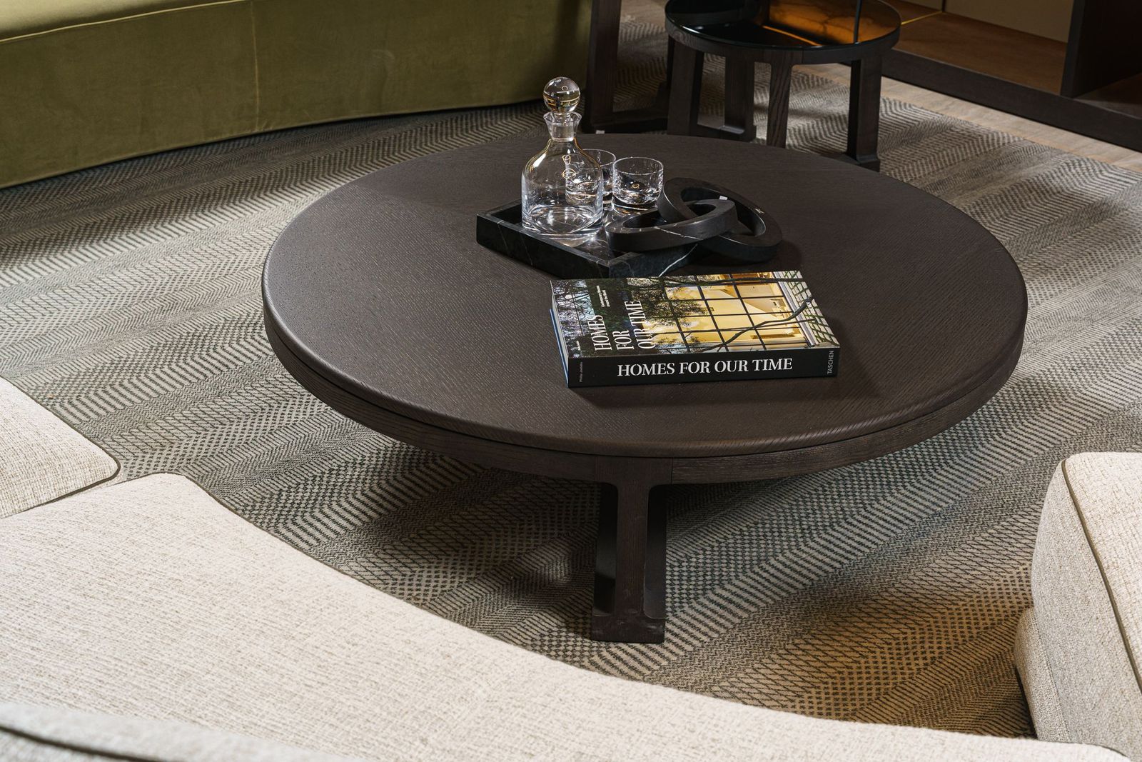 Molteni&C Журнальный столик Fonte 120 Coffee oak от Molteni & C — в интерьере