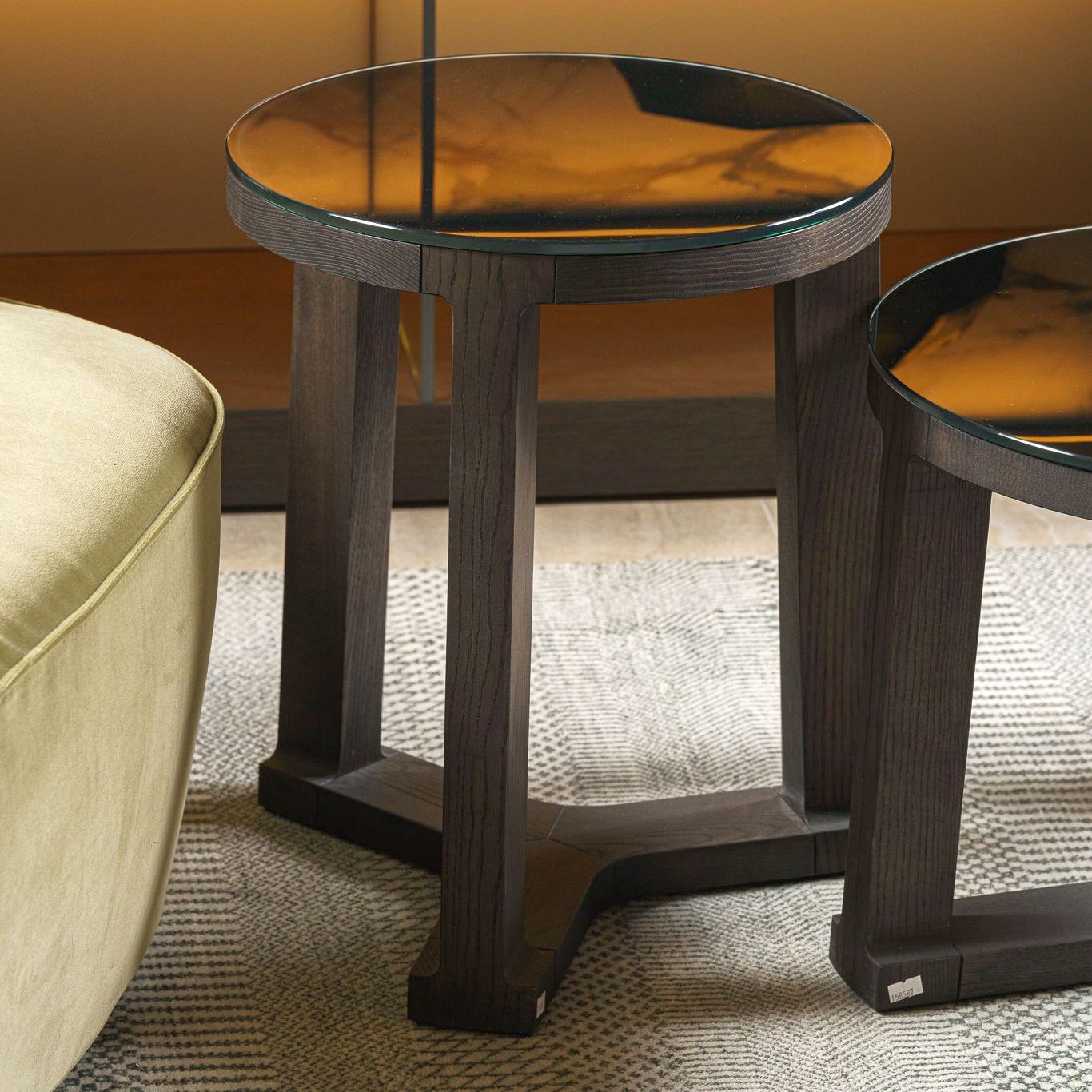 Molteni&C Журнальный столик Fonte 40 wood/glass от Molteni & C — в интерьере
