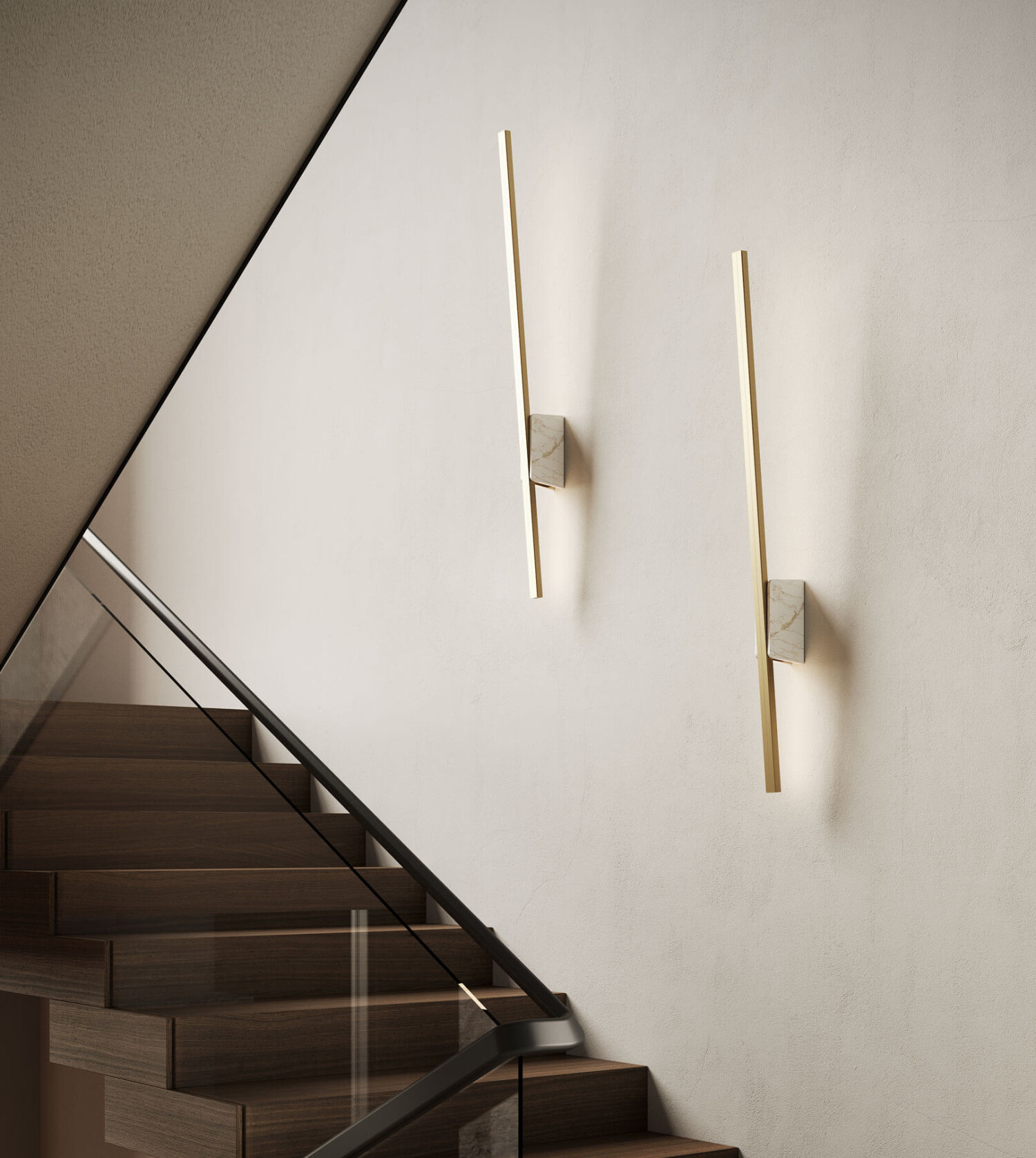 Italamp Бра Regolo matt champagne/calacatta marble от Italamp — в интерьере