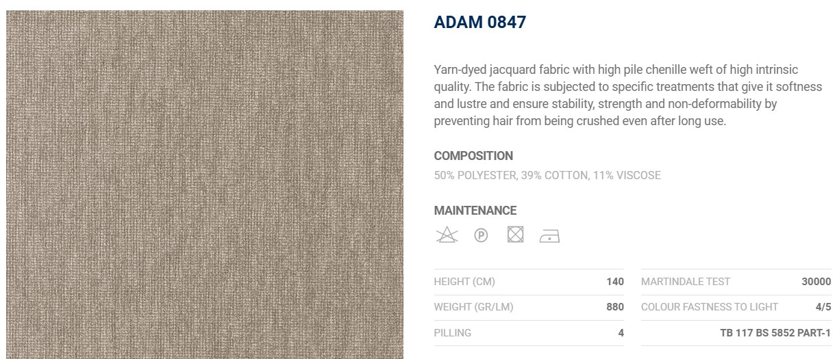 Flou Декоративная подушка 55*55 847 Adam от Flou
