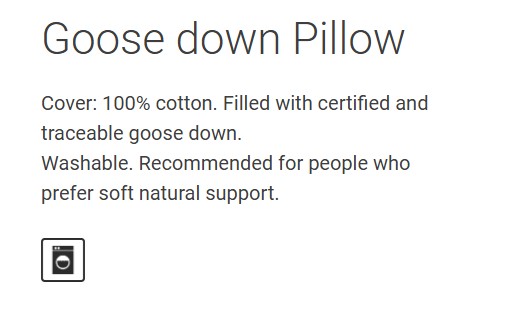 Flou Подушка Goose down Pillow soft от Flou