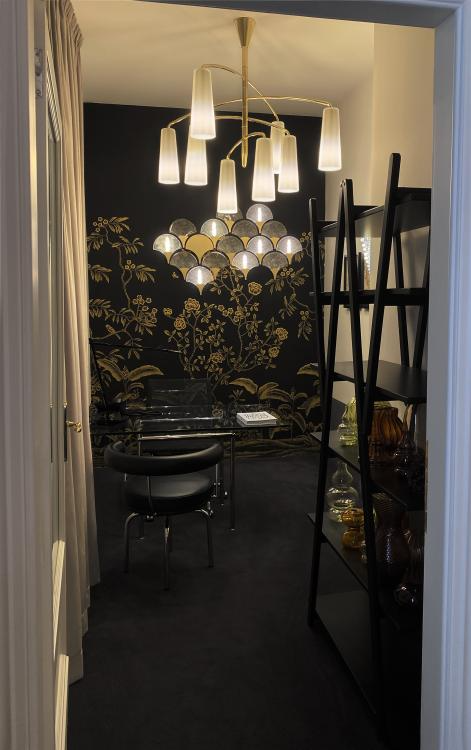 Barovier & Toso Подвесной светильник Colimacon 7206 Galvanized / Biege gold от Barovier & Toso — в интерьере