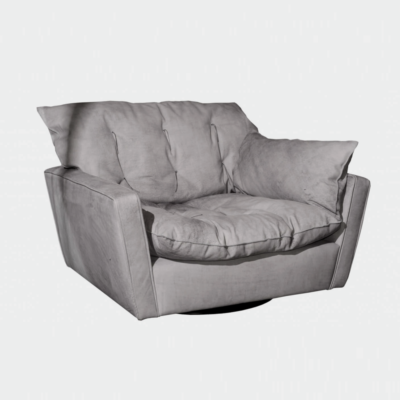 Baxter Кресло Sorrento Nabuck Light Grey от Baxter