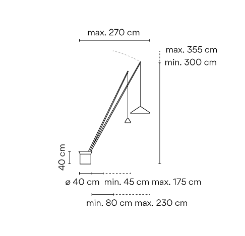 Vibia Торшер North 5605 от Vibia