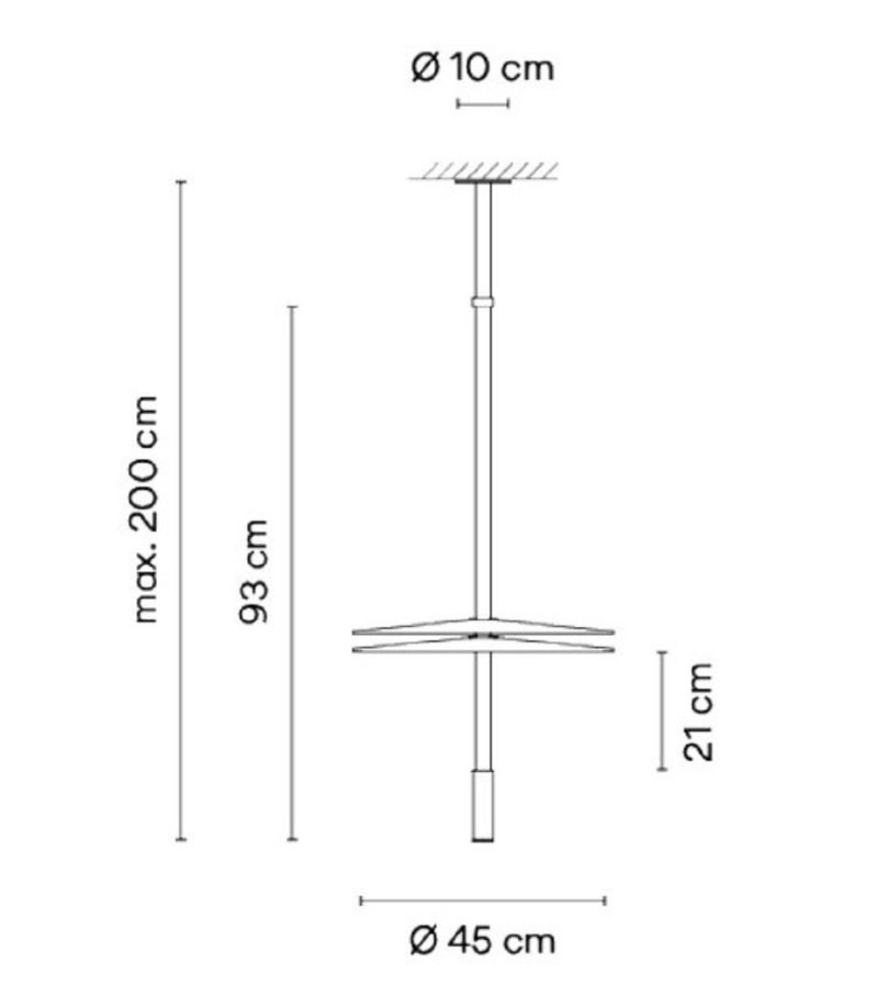 Vibia Подвесной светильник Flamingo 1575 от Vibia