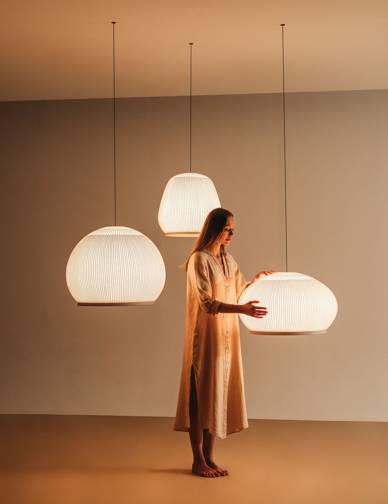 Vibia Подвесной светильник Knit 7450 от Vibia — в интерьере