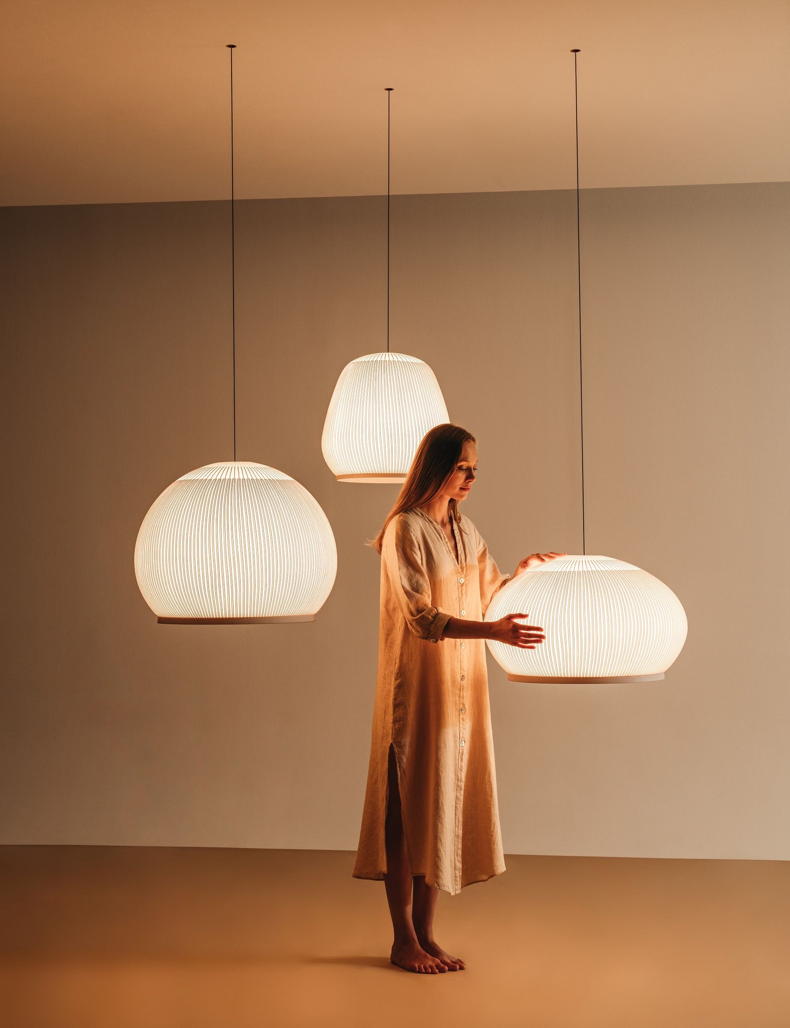 Vibia Подвесной светильник Knit 7470 от Vibia — в интерьере