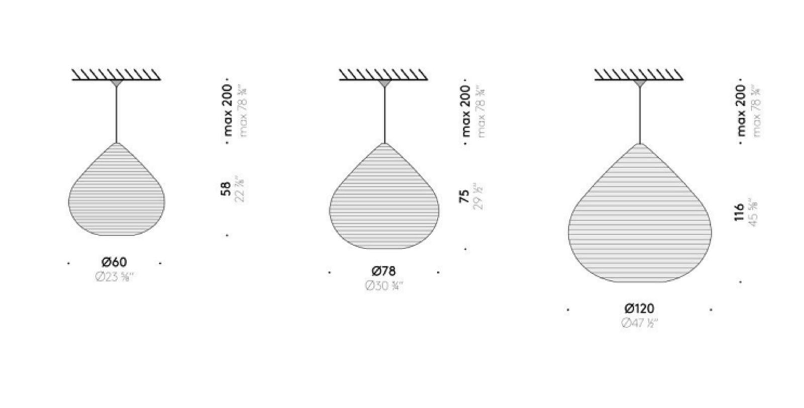 De Padova Подвесной светильник Drop Paper Lamp от De Padova
