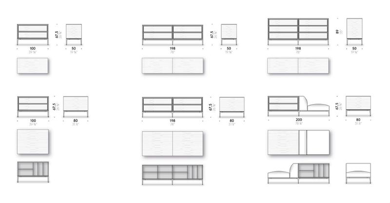 De Padova Комод Horizontal Cabinets Edition от De Padova