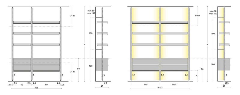 De Padova Стеллаж Wigmore Shelving System от De Padova
