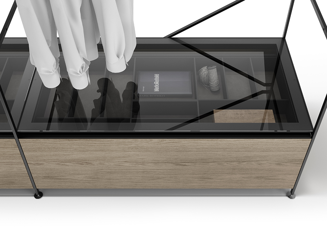 De Padova Стеллаж R.I.G. Modules Wardrobe от De Padova — в интерьере