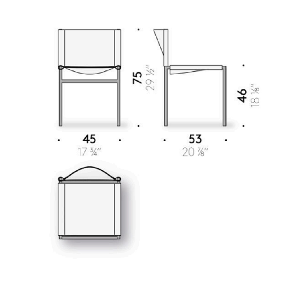 De Padova Уличный стул Rea Outdoor от De Padova