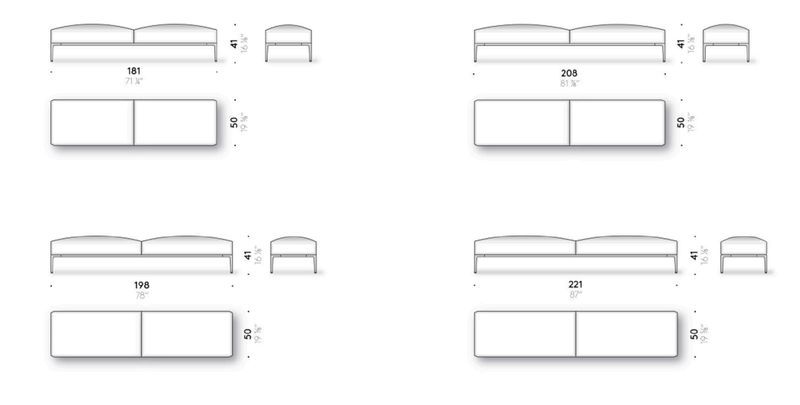 De Padova Скамья Horizontal Bench Edition от De Padova