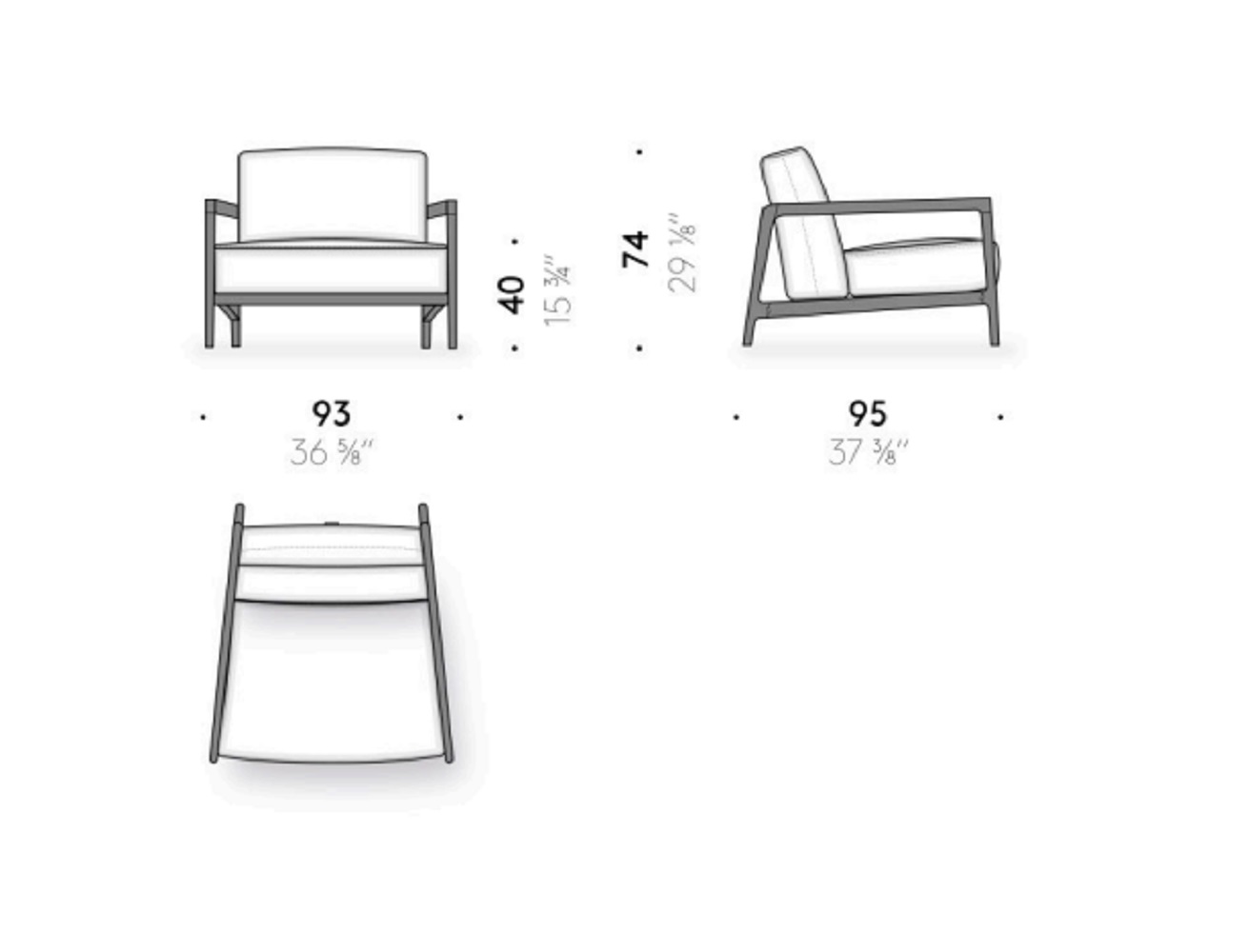 De Padova Уличное кресло Everyday life Armchair Outdoor от De Padova