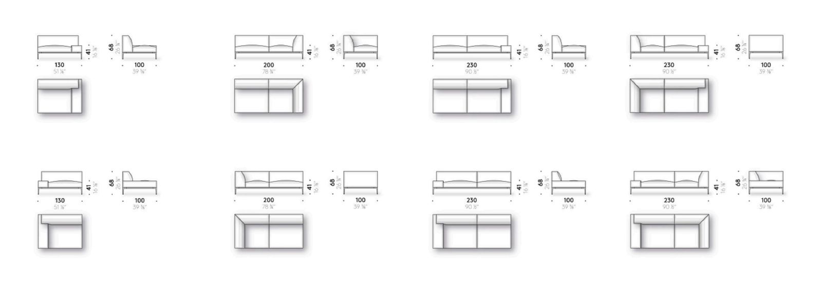 De Padova Диван Horizontal Sofa Edition от De Padova