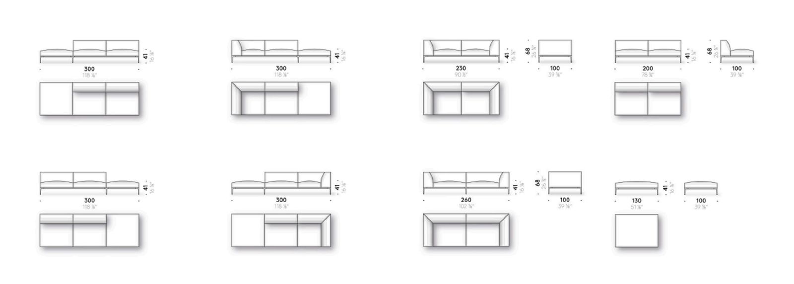De Padova Диван Horizontal Sofa Edition от De Padova
