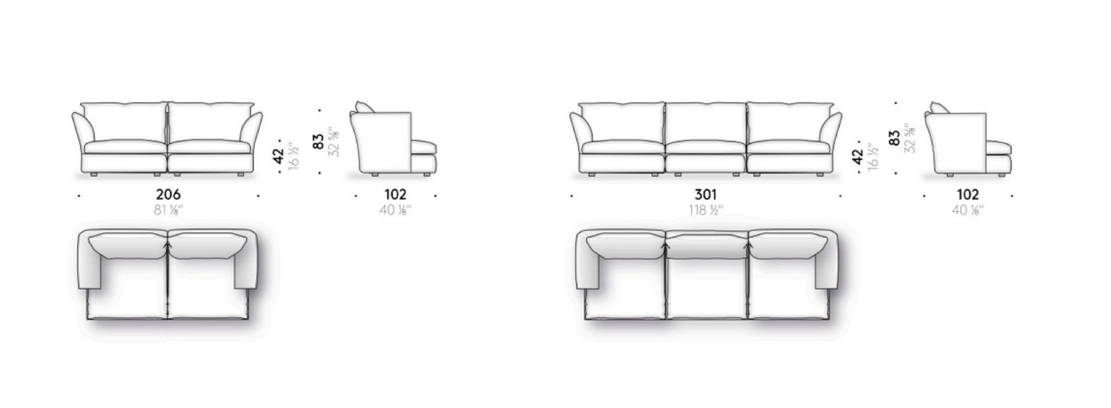 De Padova Диван Pillow 20 от De Padova