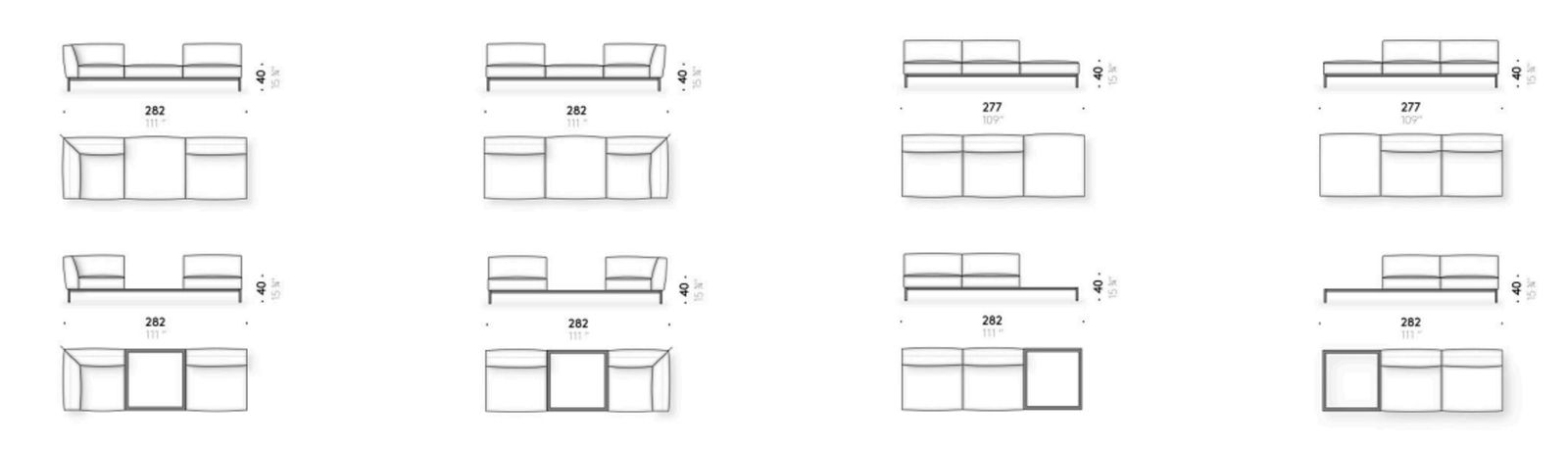 De Padova Диван Everyday Life Modular Sofa от De Padova