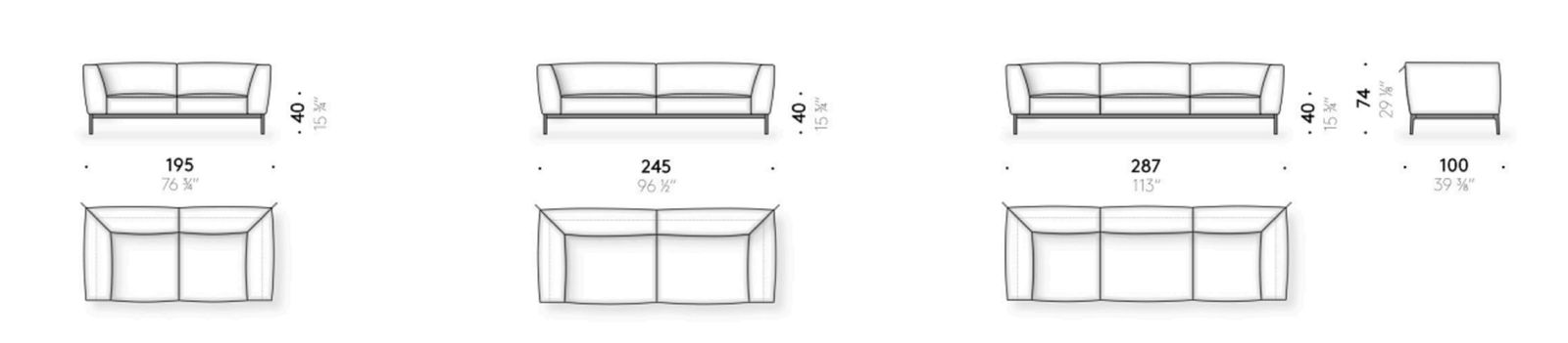 De Padova Диван Everyday Life Modular Sofa от De Padova