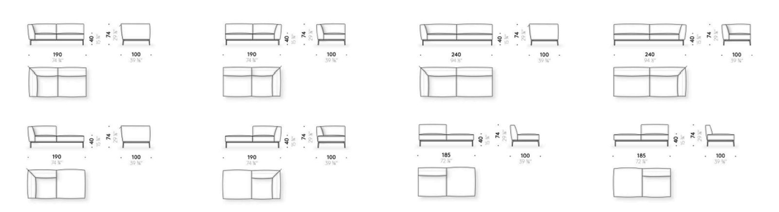 De Padova Диван Everyday Life Modular Sofa от De Padova
