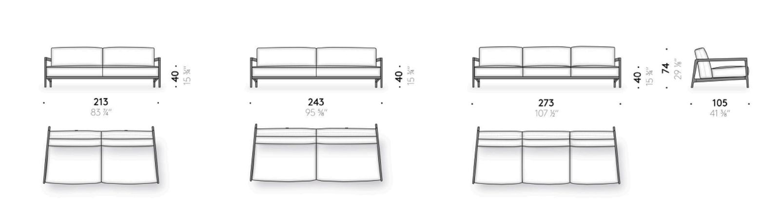 De Padova Диван Everyday Life Open Sofa от De Padova