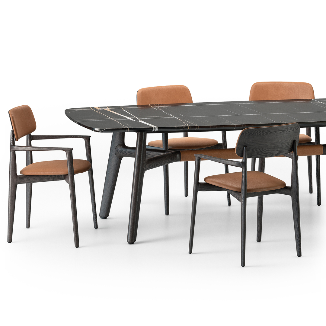 Poliform Стол Curve Sahara Noir от Poliform