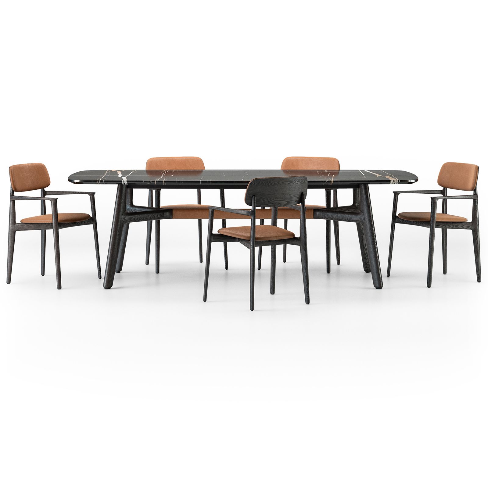 Poliform Стол Curve Sahara Noir от Poliform