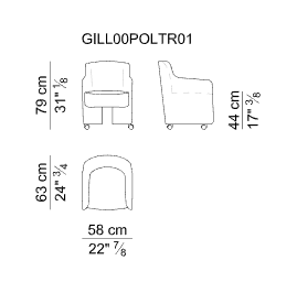 i 4 Mariani Рабочее кресло Gill от i 4 Mariani