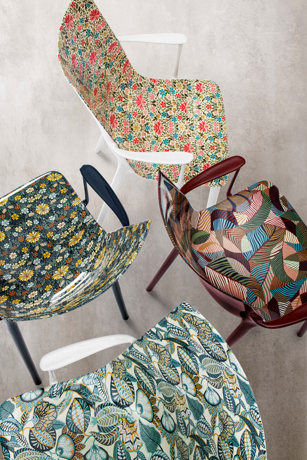 Kartell Стул H.h.h. graphic impression от Kartell — в интерьере