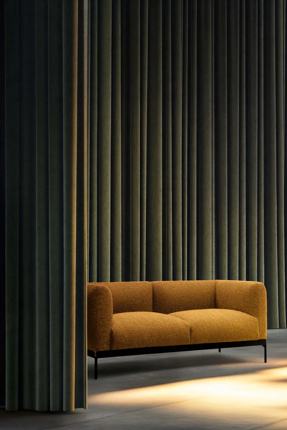 Kartell Диван Asia sofa two-seater (cotone structure) от Kartell — в интерьере