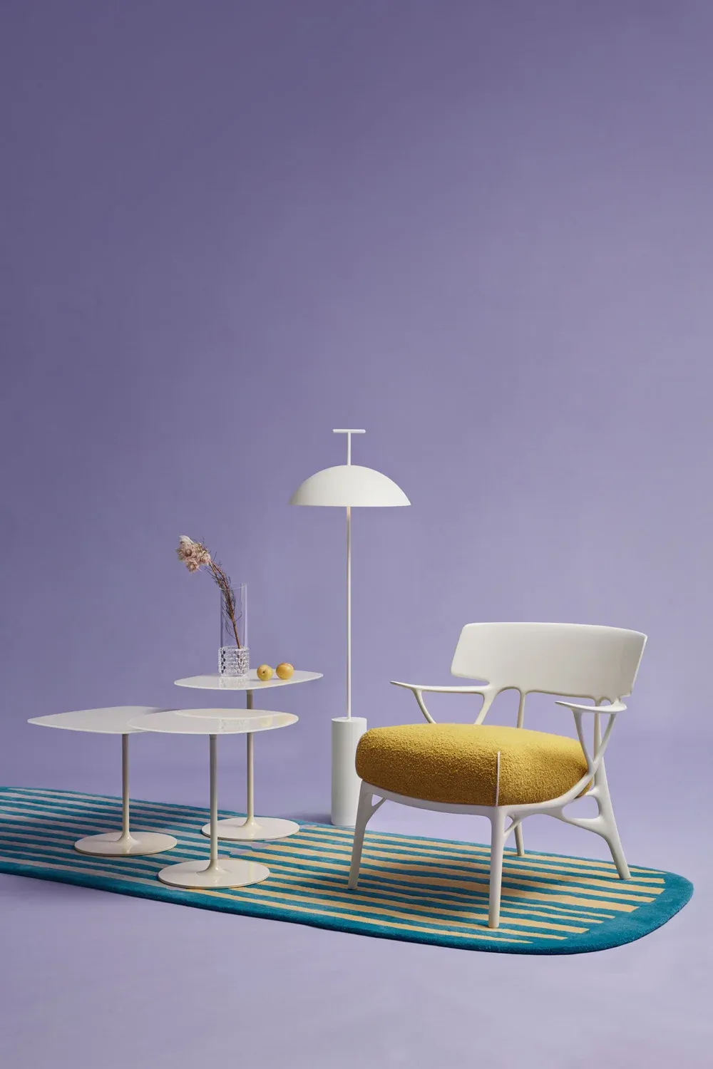 Kartell Кресло A.i. lounge texture от Kartell — в интерьере