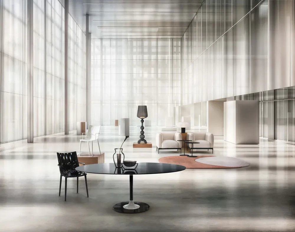 Kartell Стол Thierry xxl round от Kartell — в интерьере