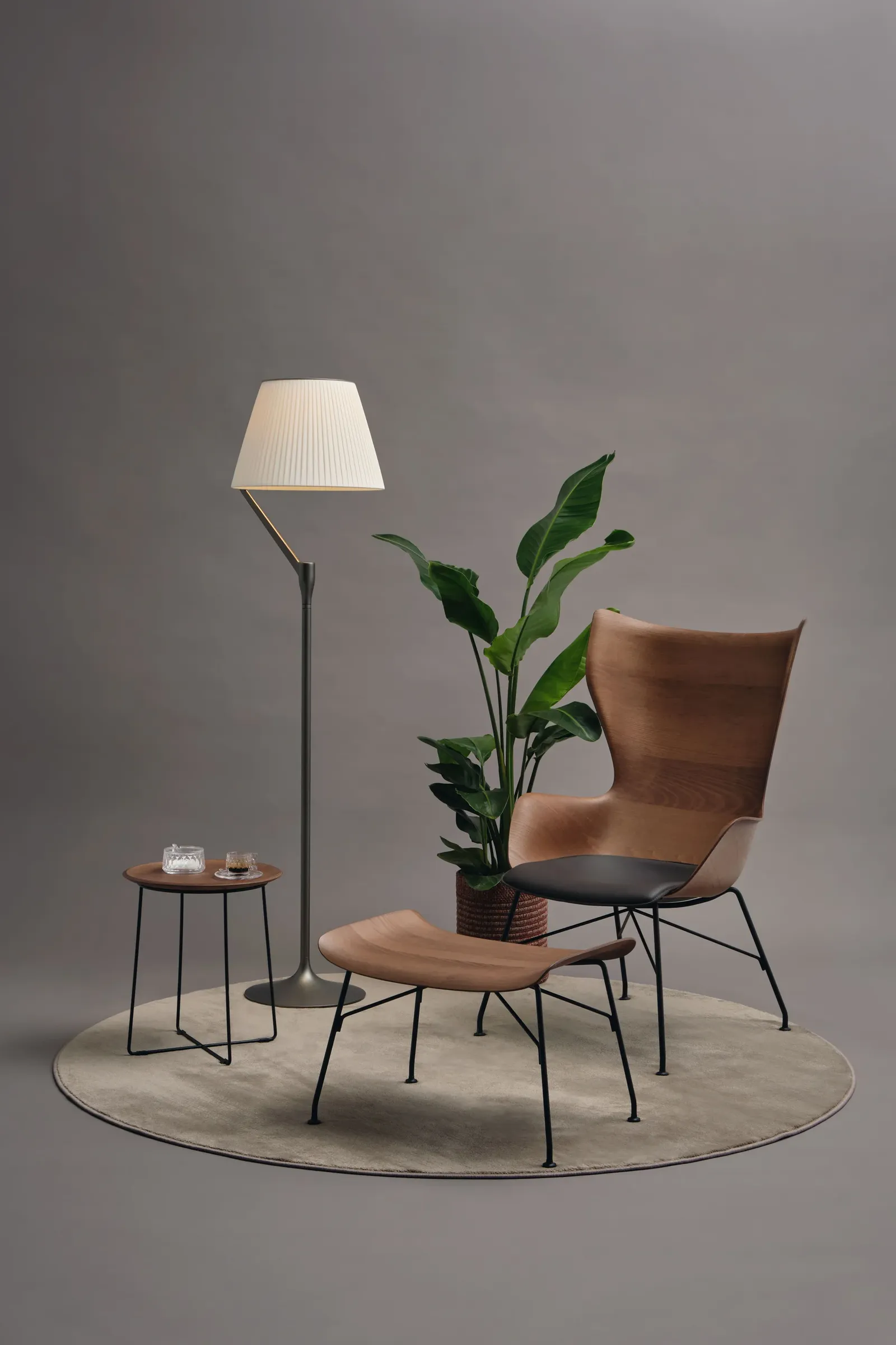 Kartell Торшер Angelo stone floor от Kartell — в интерьере