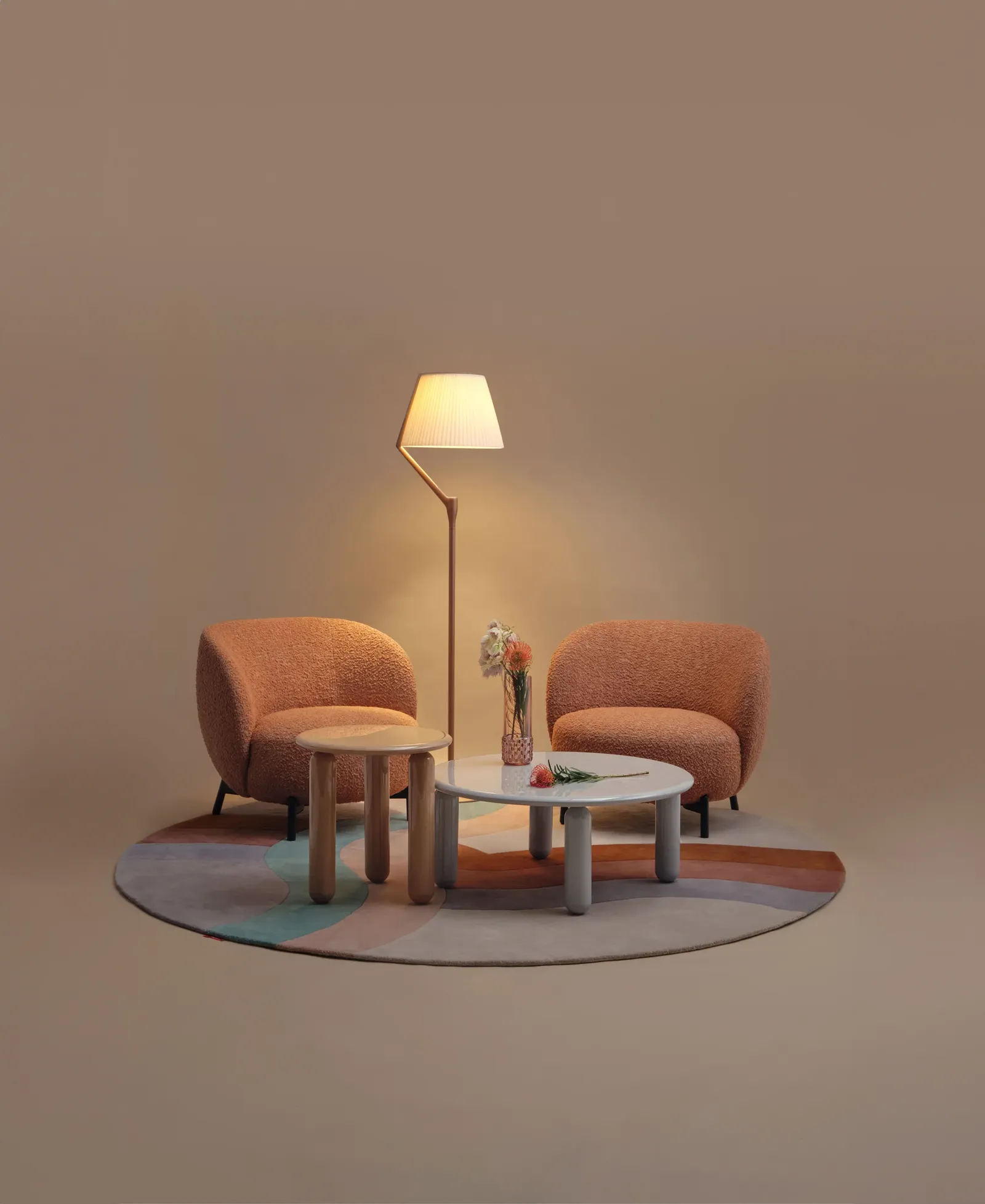 Kartell Торшер Angelo stone floor от Kartell — в интерьере