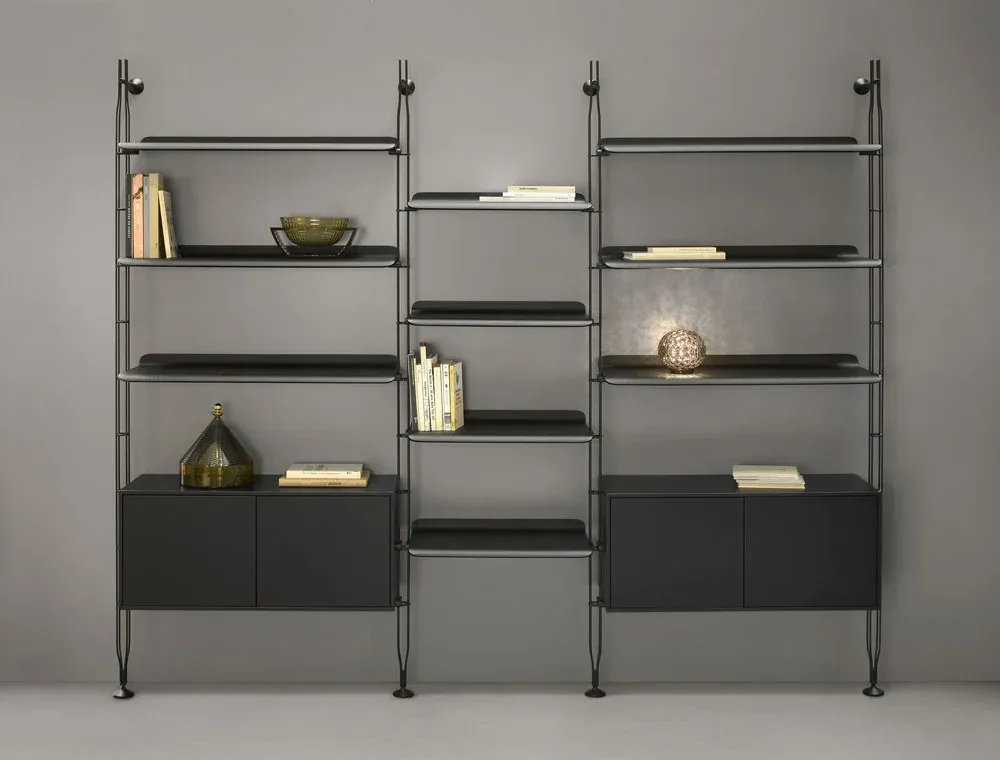 Kartell Стеллаж Adam wood with container от Kartell — в интерьере