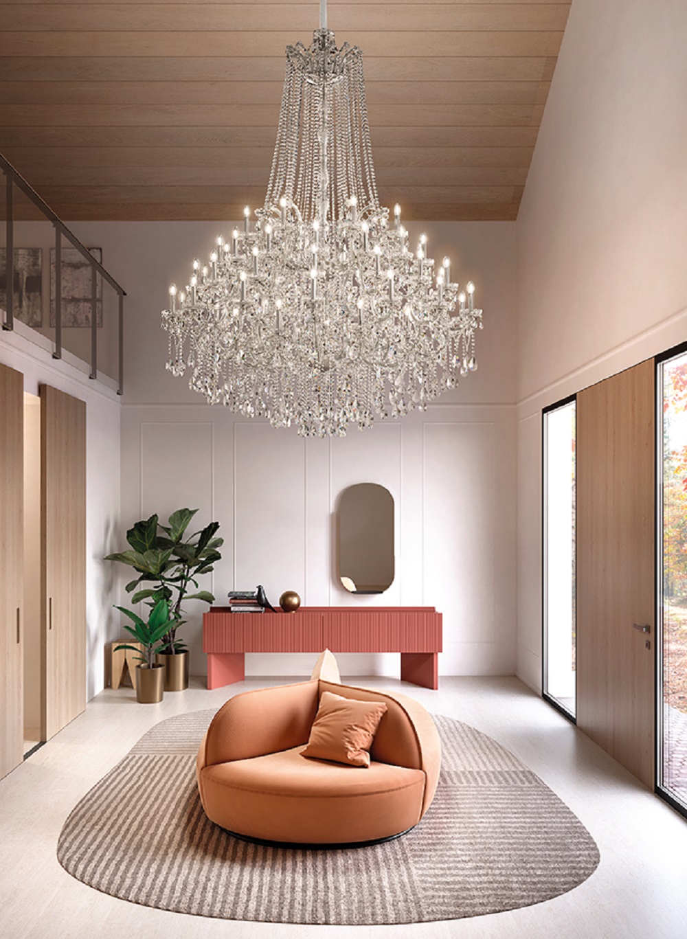 Masiero Люстра Aqaba S56/185/230 от Masiero — в интерьере