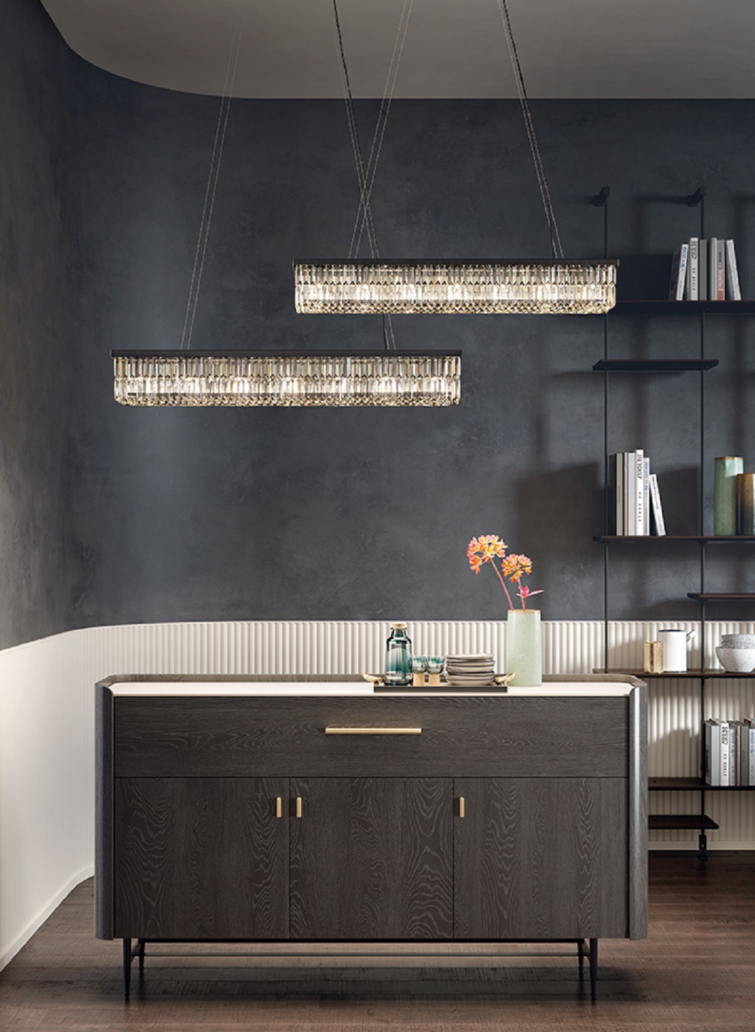 Masiero Подвесной светильник Palladio S 7/120/18 LN от Masiero — в интерьере