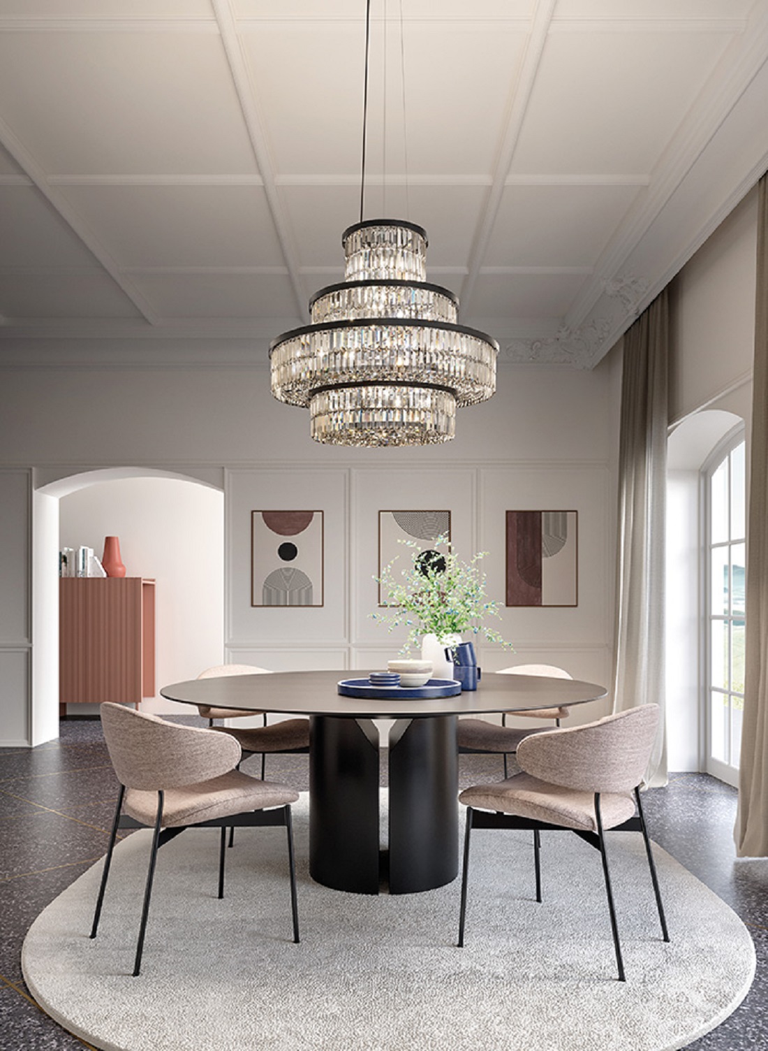 Masiero Люстра Palladio S 15/90/80 от Masiero — в интерьере