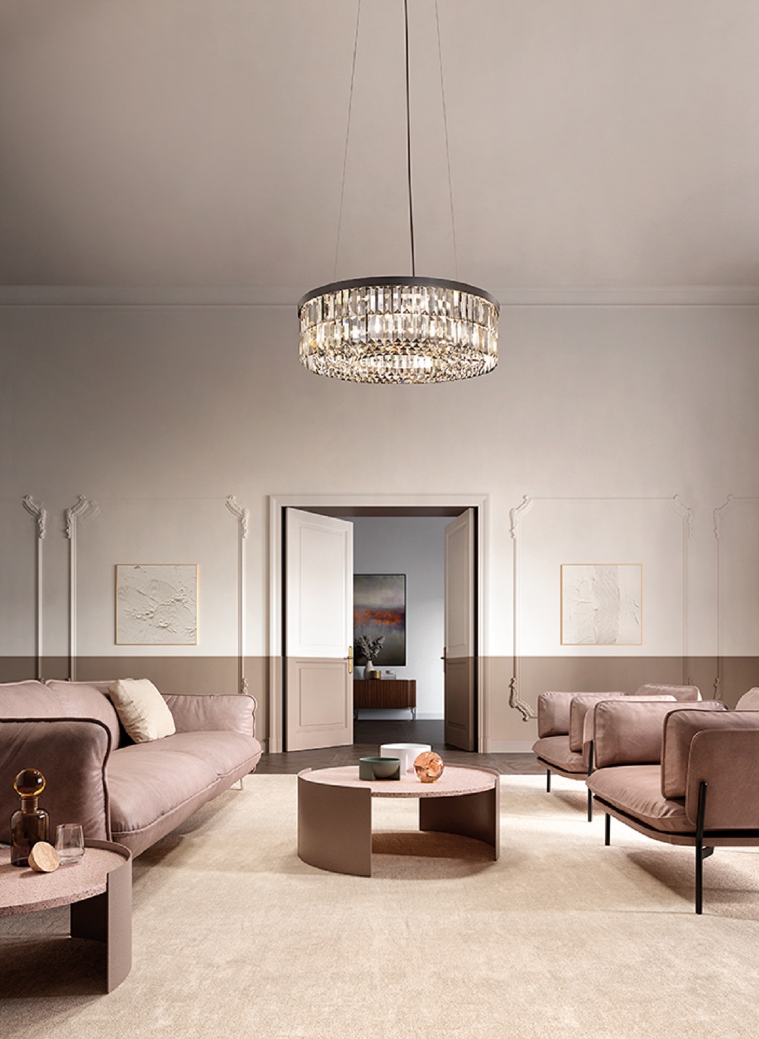 Masiero Люстра Palladio S 10/90/18 RD от Masiero — в интерьере