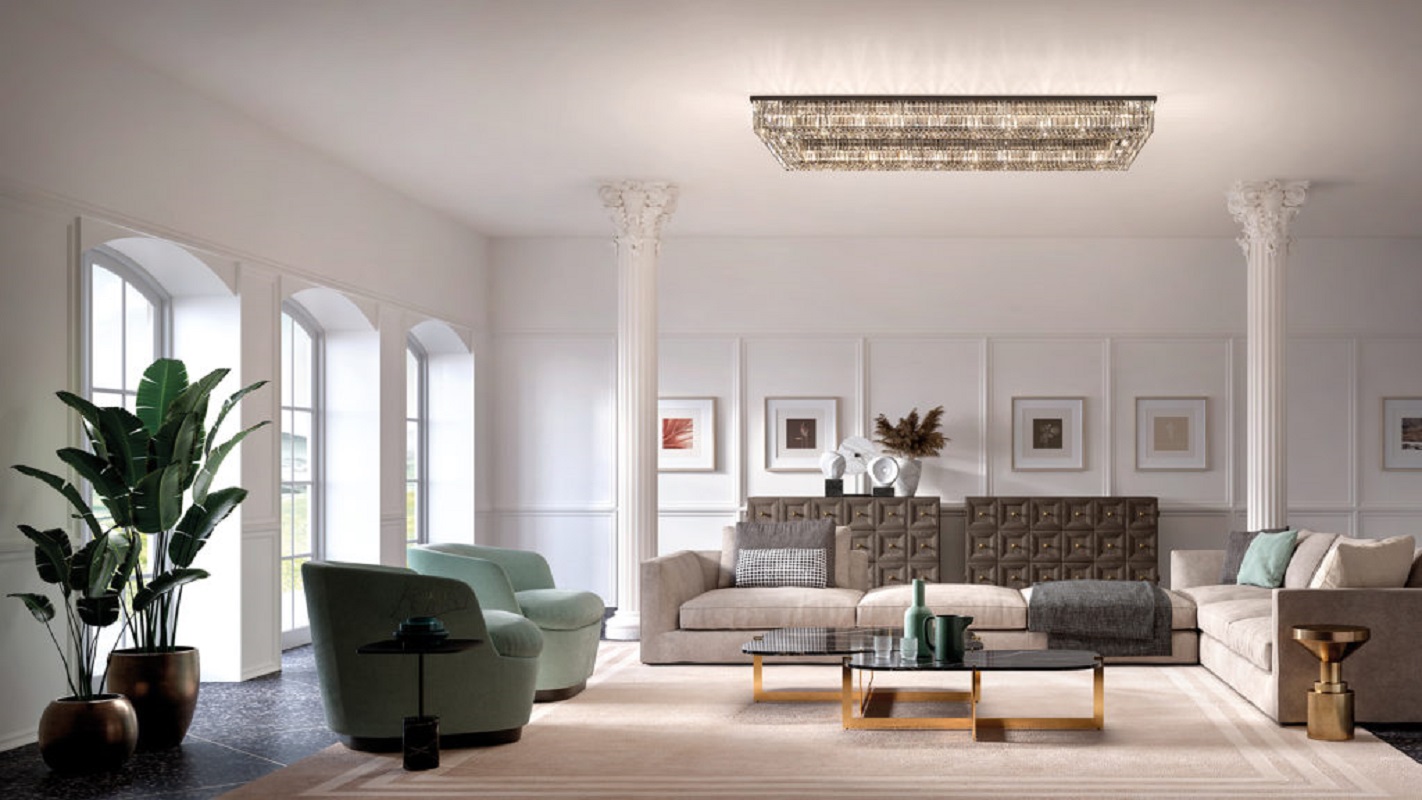 Masiero Потолочный светильник Palladio PL 26/200/18 RC от Masiero — в интерьере
