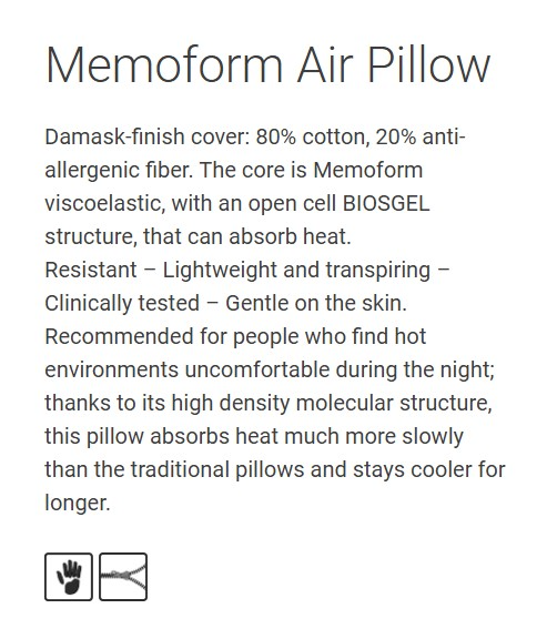 Flou Подушка Memoform Air Pillow 50*80 от Flou