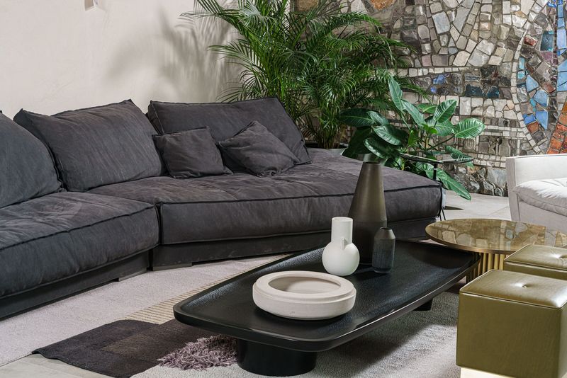 Baxter Диван Budapest Soft Kashmir Fume от Baxter — в интерьере