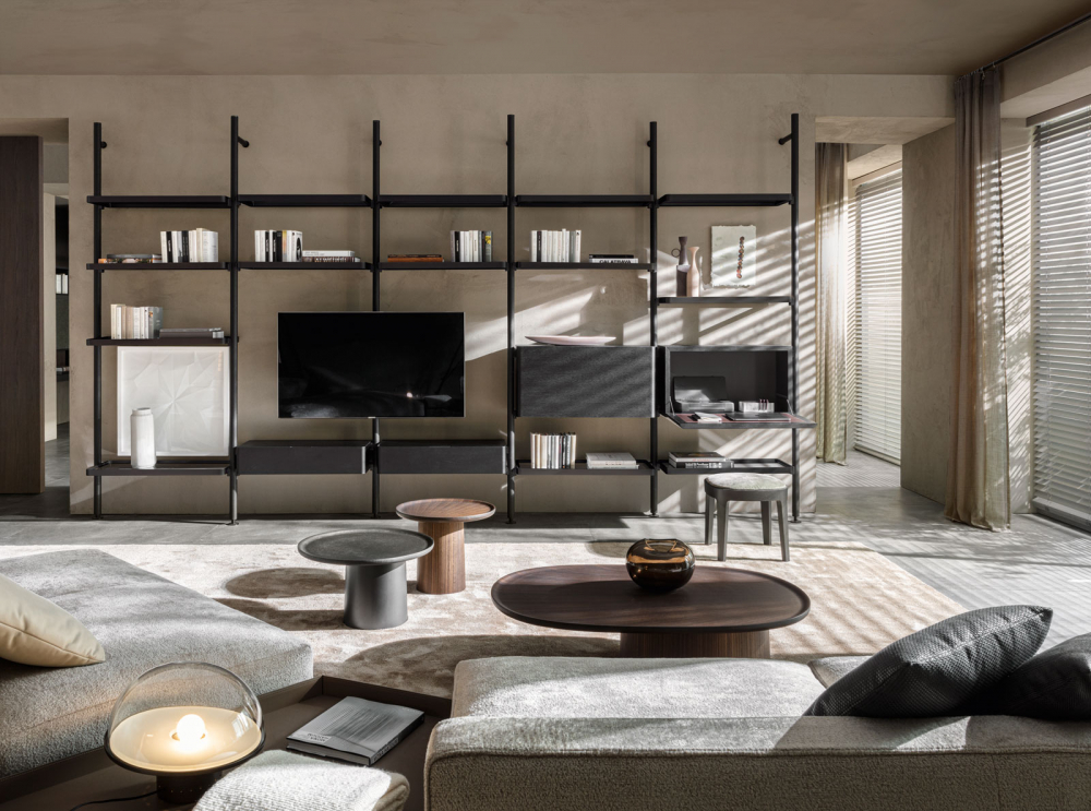 Molteni&C Журнальный столик Louisa LTV1 Ash cemento от Molteni & C — в интерьере
