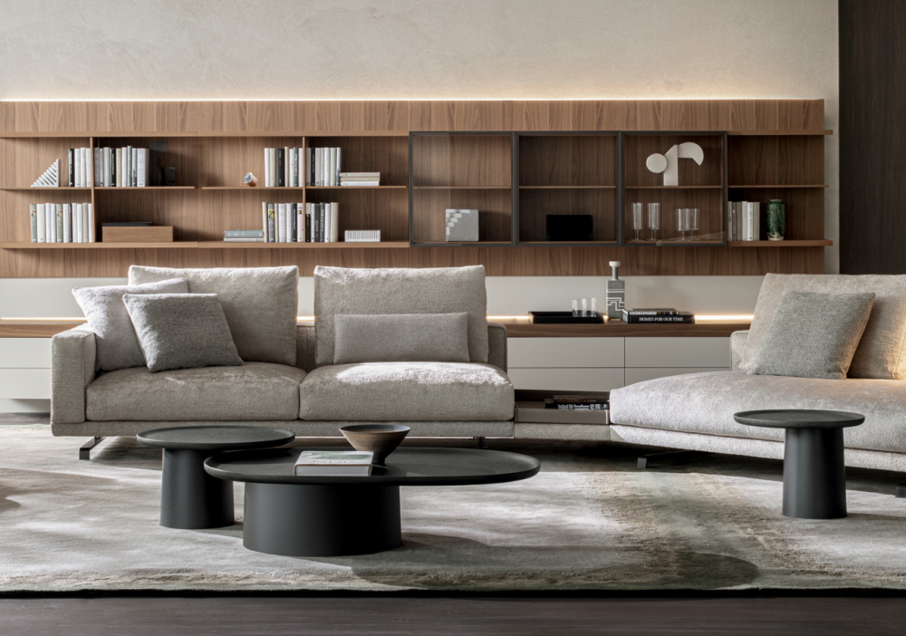 Molteni&C Журнальный столик Louisa LTV1 Ash cemento от Molteni & C — в интерьере