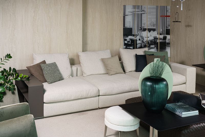 Flexform Диван прямой Groundpiece от Flexform — в интерьере