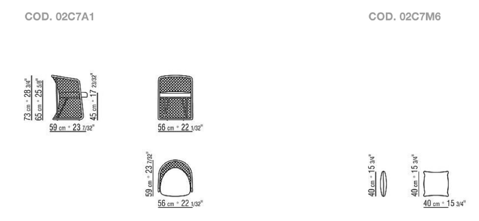 Flexform Уличный стул Oasis от Flexform