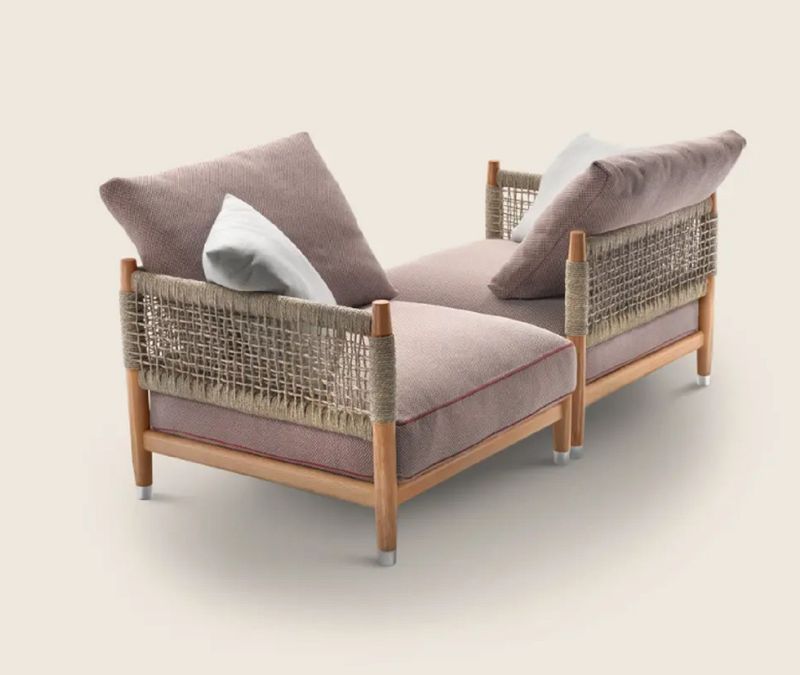 Flexform Уличное кресло Parker Outdoor от Flexform — в интерьере