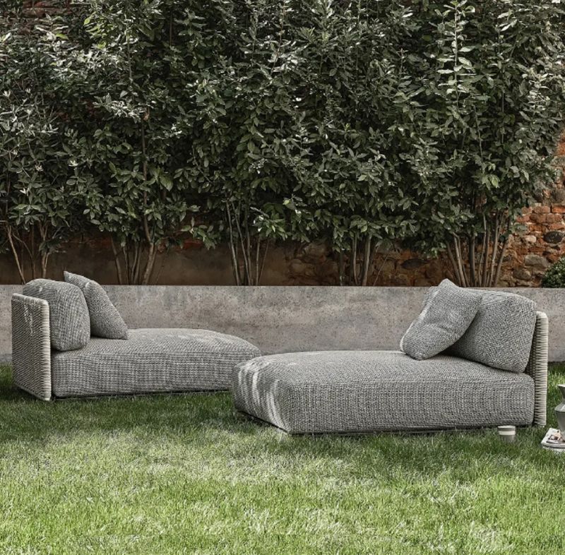 Flexform Уличный шезлонг Eddy от Flexform — в интерьере