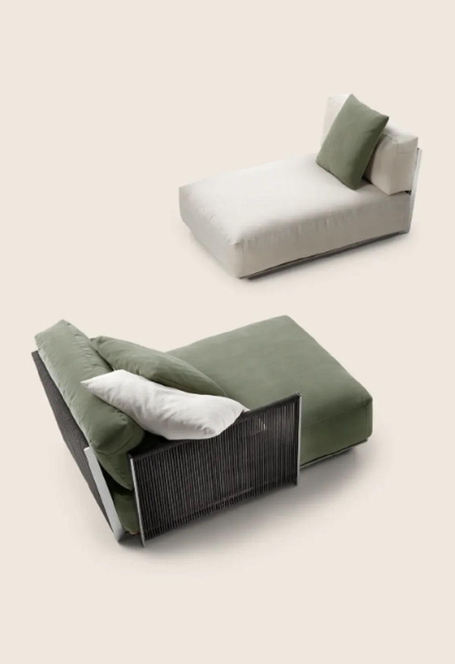 Flexform Уличный шезлонг Vulcano от Flexform — в интерьере