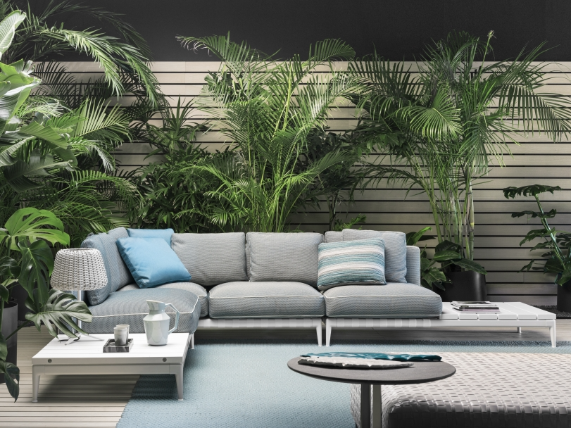 Flexform Диван уличный Atlante от Flexform — в интерьере
